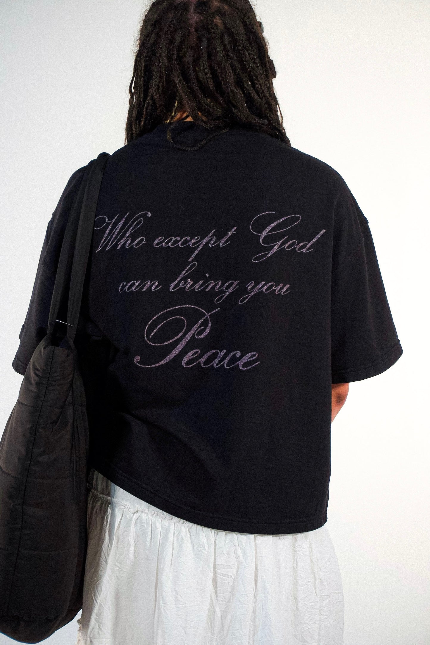 "ONLY GOD CAN" CROPPED TEE